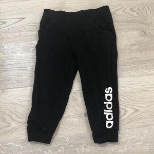 Adidas Kids Black Joggers